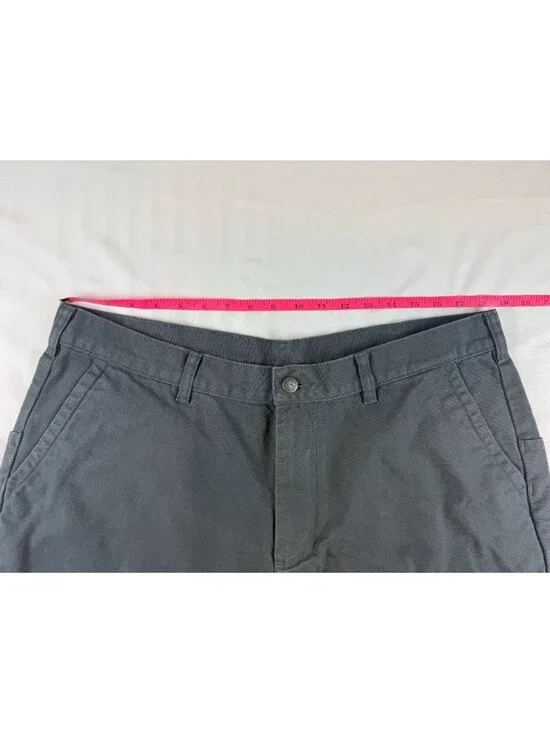 Patagonia Stand Up Shorts Mens 38 Blue Gray Organic Cotton Canvas 6.5 Inseam - Picture 9 of 10